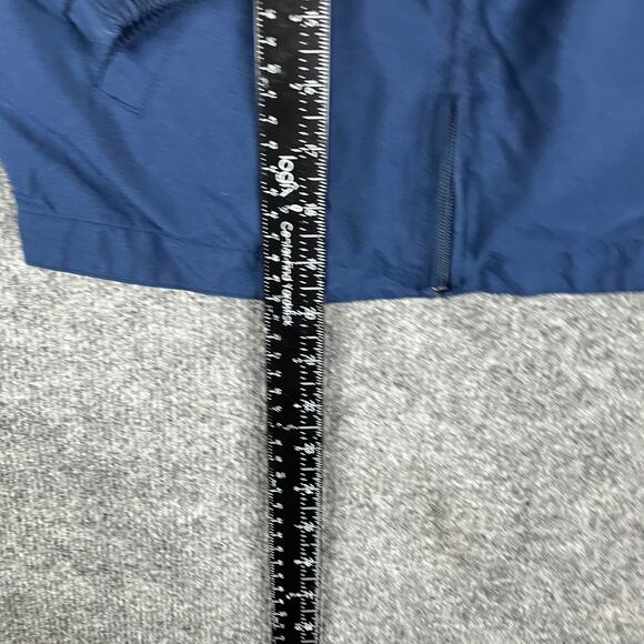 Nike Windbreaker Jacket Boys Size 7 Navy Orange Illinois Team Full Zip - Picture 2 of 7